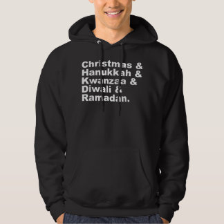 Christmas Hanukkah Kwanzaa Diwali Ramadan Holiday Hoodie