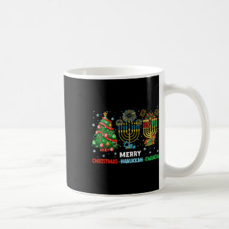 Christmas Hanukkah Kwanzaa Happy Holidays Matching Coffee Mug