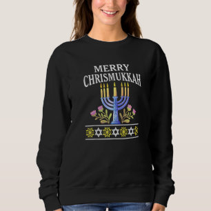 Christmas Hanukkah Merry Chrismukkah Group Christm Sweatshirt