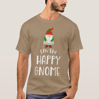 Christmas Happy Gnome Party  T-Shirt