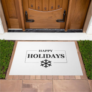 Christmas Happy Holiday Custom Gift Merry Xmas Doormat