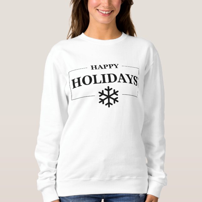 Christmas Happy Holiday Custom Gift Merry Xmas Sweatshirt (Front)