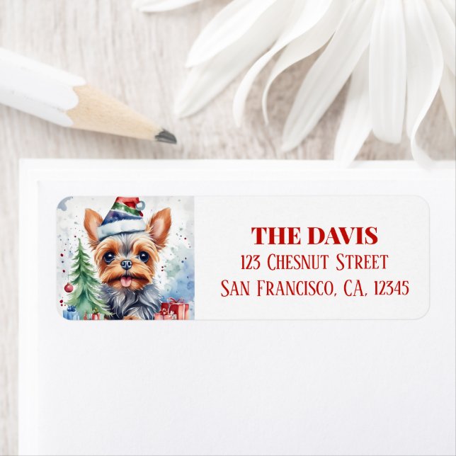 Christmas Hat Festive Yorkshire Label (Insitu)