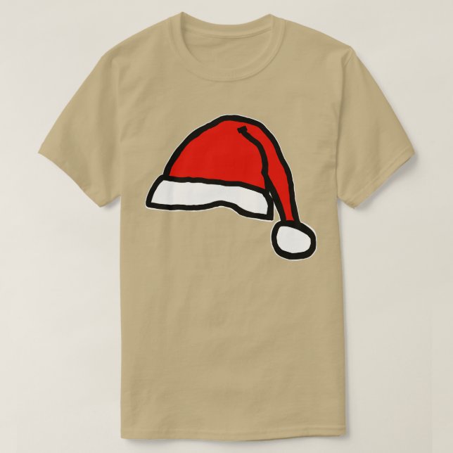 Christmas Hat For Santa  T-Shirt (Design Front)