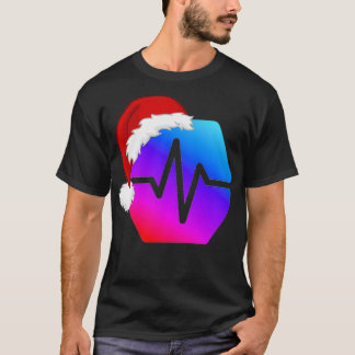 Christmas Hat HEX PulseChain, Santa Hat HEX Networ T-Shirt