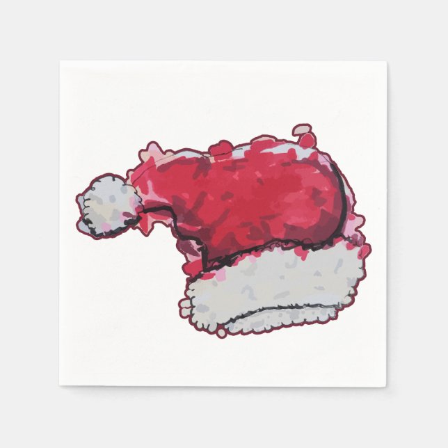 Christmas Hat Napkins (Front)