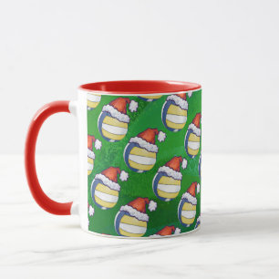 Christmas Hat Volleyball Mug