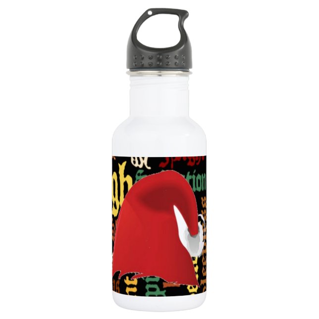 Christmas Have a Nice Day & a Better Night Stainless Steel Water Bottle (Front)