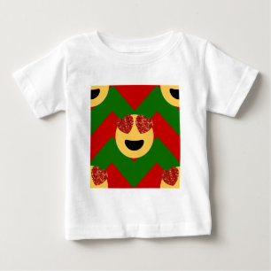 christmas heart eye emoji baby T-Shirt