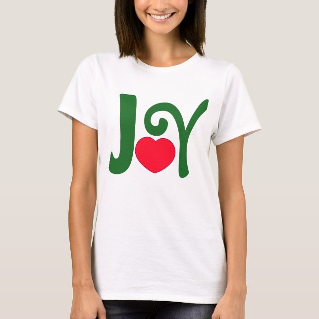 Christmas Heart Joy T-Shirt (Front)