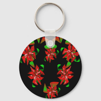 Christmas Heart Keychain