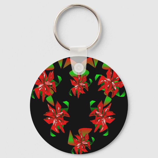 Christmas Heart Keychain (Front)