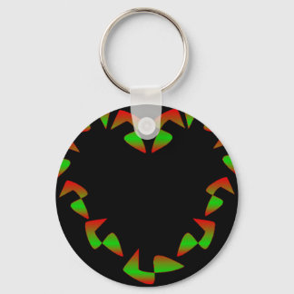 Christmas Heart Keychain