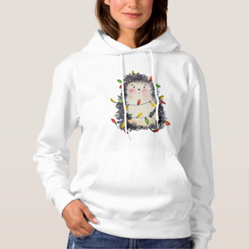 Christmas Hedgehog Hoodie