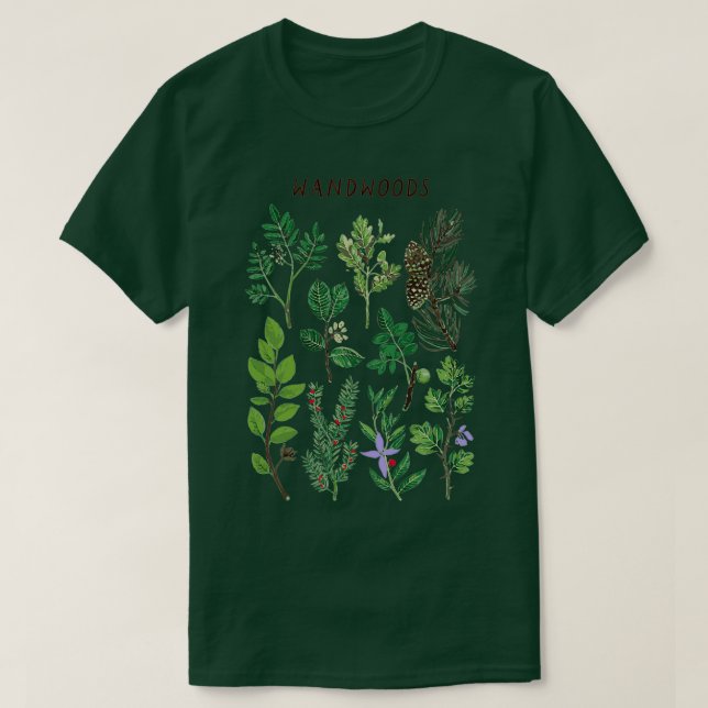 Christmas Herbology T-Shirt (Design Front)