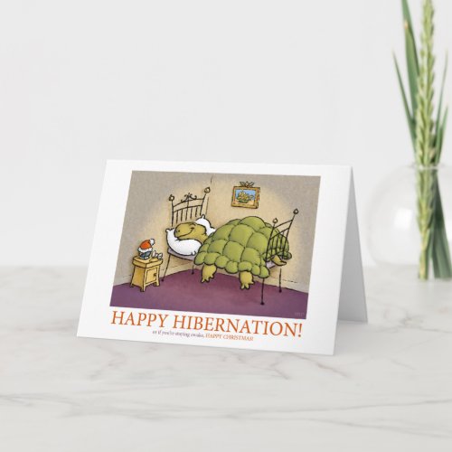 Christmas Hibernation Card