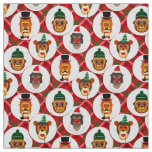 christmas hipster monkeys xmas fabric