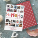 Christmas Ho Ho Ho Card 20 photo collage 
