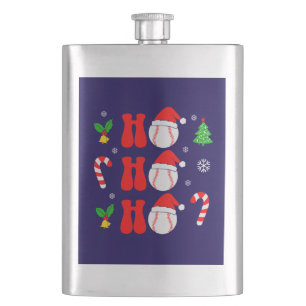 Christmas Ho Ho Ho Funny Xmas-85211 Flask