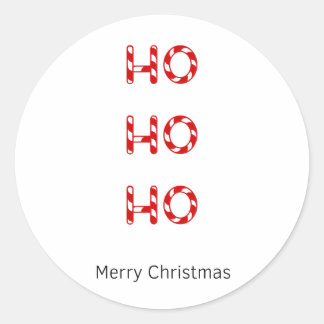 Christmas Ho Ho Ho Gift Wrapping Stickers