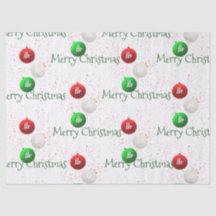Christmas Ho Ho Ho Ornament Tissure Paper