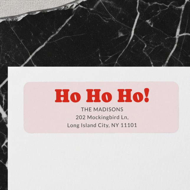 Christmas Ho Ho Ho Retro Label (Creator Uploaded)