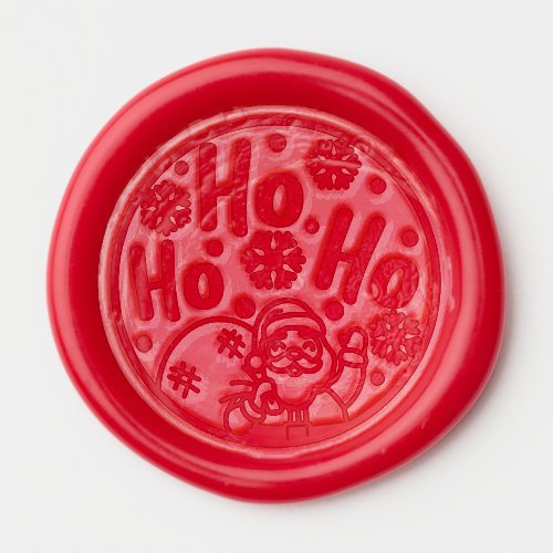 Christmas Ho Ho Ho Santa Winter Snowflakes Wax Seal Sticker
