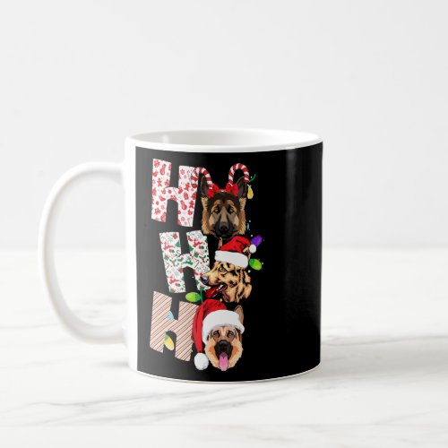 Christmas Ho Ho Ho Shepherd Dog For Dog   Pet Xmas Coffee Mug