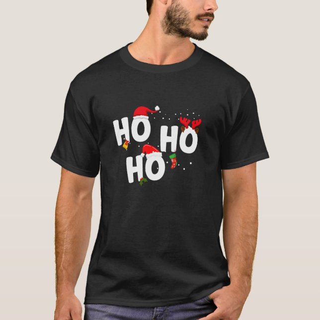 Christmas Ho Ho Ho T-Shirt (Front)
