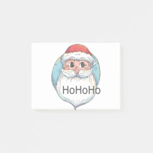 christmas ho santa claus post-it notes