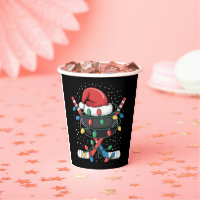 Christmas Hockey Xmas Santa Sports Hat Ball
