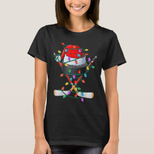 Christmas Hockey Xmas Santa Sports Hat Ll Kids Boy T-Shirt