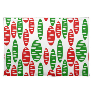 Christmas Holey Ovals Cloth Placemat