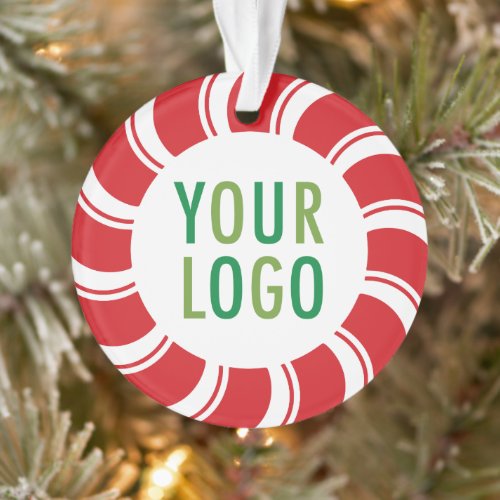 Christmas Holiday Acrylic Ornament Company Logo