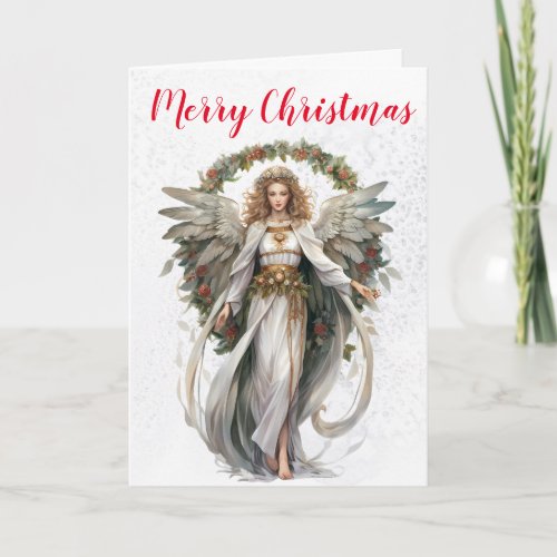 Christmas Holiday Angel  Card
