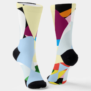 Christmas holiday art pattern socks