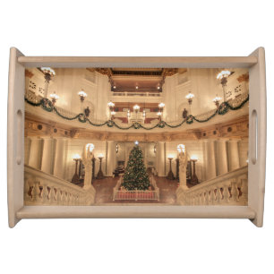 Christmas Holiday at Pennsylvania State Capitol Serving Tray