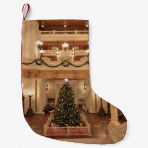 Christmas Holiday at Pennsylvania State Capitol Small Christmas Stocking