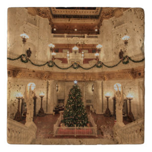 Christmas Holiday at Pennsylvania State Capitol Trivet