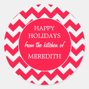 Christmas Holiday Baking From the Kitchen Of Classic Round Sticker