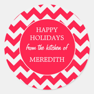 Christmas Holiday Baking From the Kitchen Of Classic Round Sticker