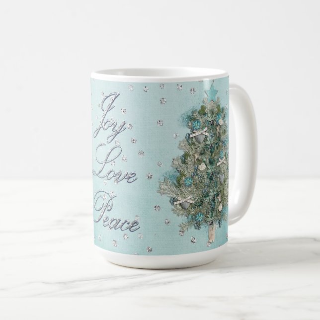 Christmas Holiday - Beautiful Xmas Tree Coffee Mug (Front Right)