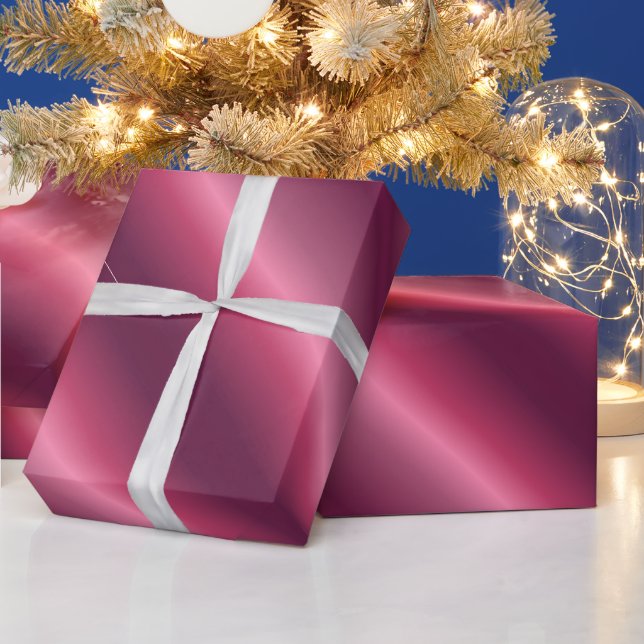 Christmas Holiday Birthday Party Glossy Gift Wrapping Paper (Holidays)