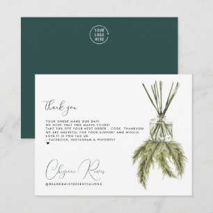 Christmas Holiday   Business Customer Thank You Card