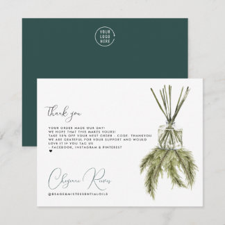 Christmas Holiday | Business Customer Thank You Card