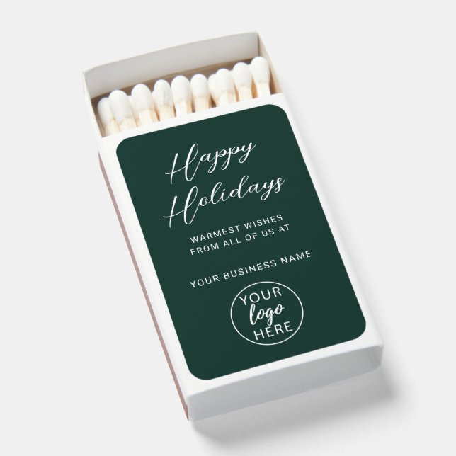 Christmas Holiday Business  Matchboxes (Front Open)