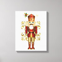Christmas Holiday Canvas Art-Nutcracker