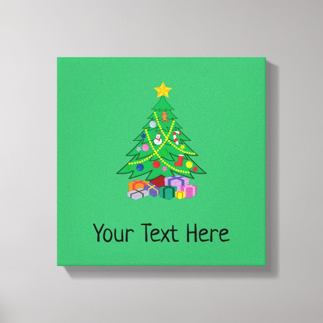 Christmas Holiday Canvas Print (Front)