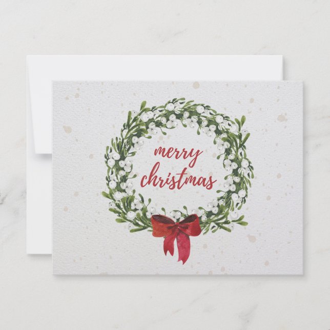 Christmas  holiday card (Front)