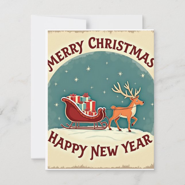 Christmas  holiday card (Front)